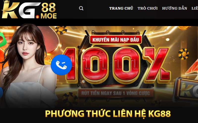 Phương thức liên hệ KG88 